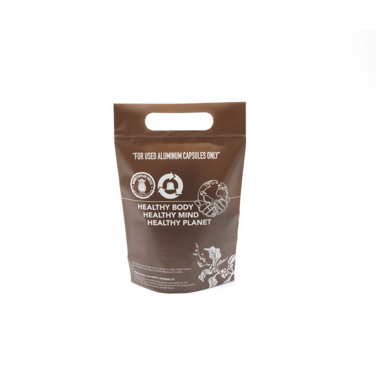 RECYCLING BAG For Aluminum Capsules – Monkeyspeak Coffee