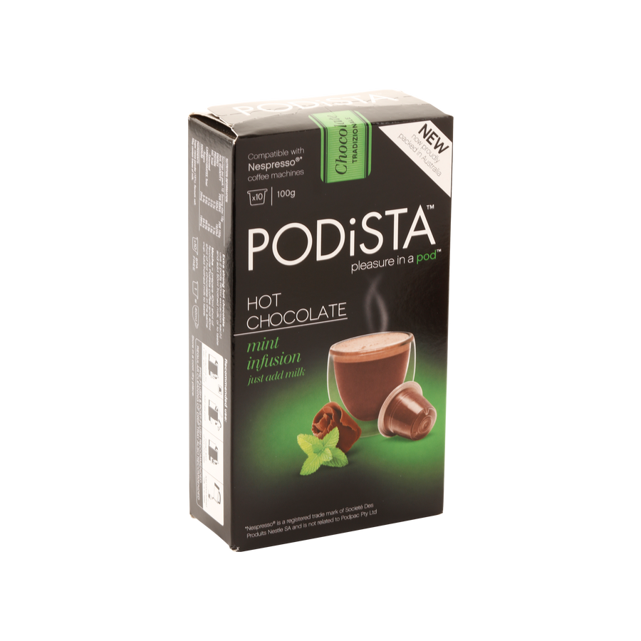 PODiSTA Mint Chocolate Nespresso Compatible Capsule<br>Box of 10