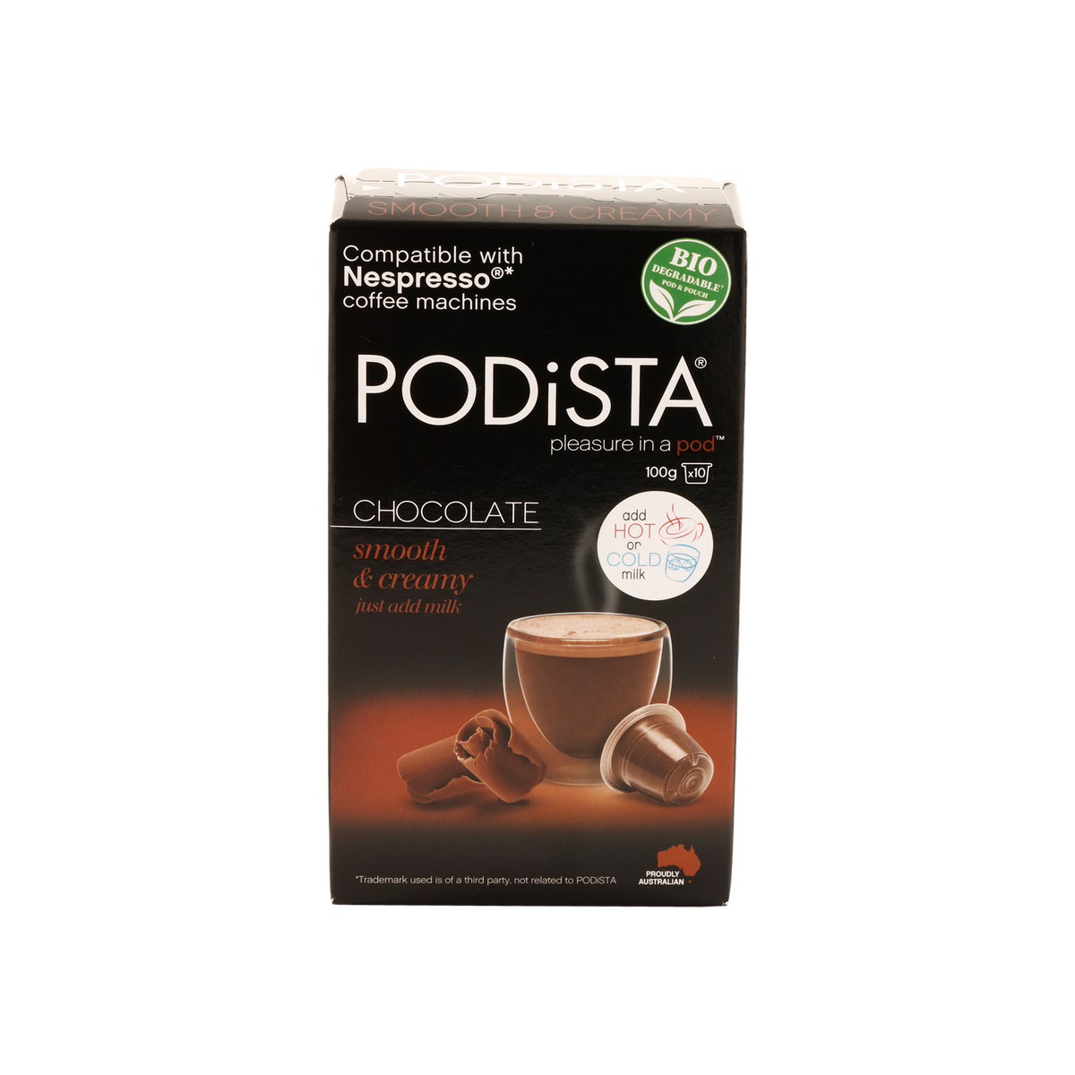 Nespresso hot chocolate shop