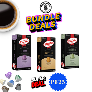 Primo Coffee "Bundle of 3" Nespresso Compatible Capsule 30pcs.