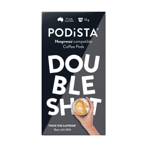 PODiSTA Double-Shot Coffee Nespresso Compatible Capsule<br>Box of 10