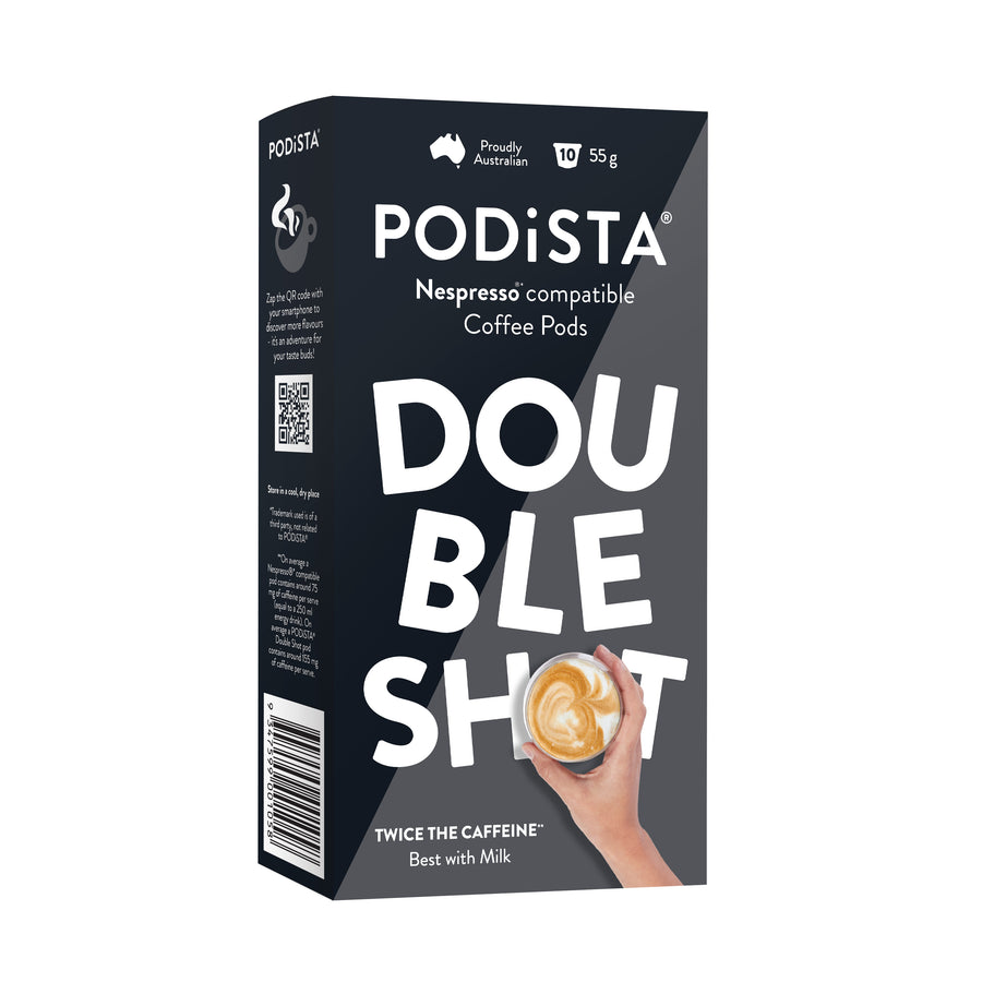 PODiSTA Double-Shot Coffee Nespresso Compatible Capsule<br>Box of 10