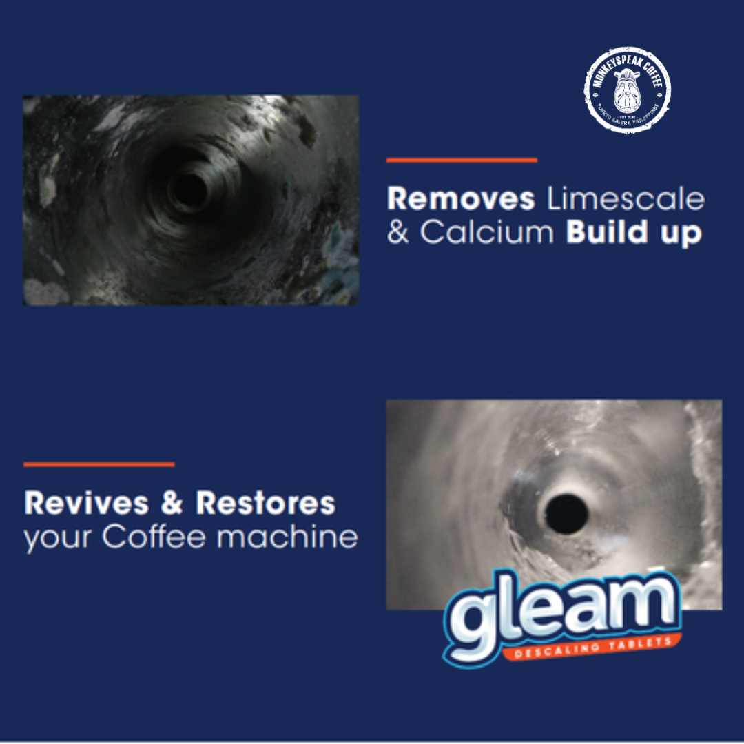 Gleam Tablet Gleam Coffee Machine Descaling Tablet – Monkeyspeak Coffee