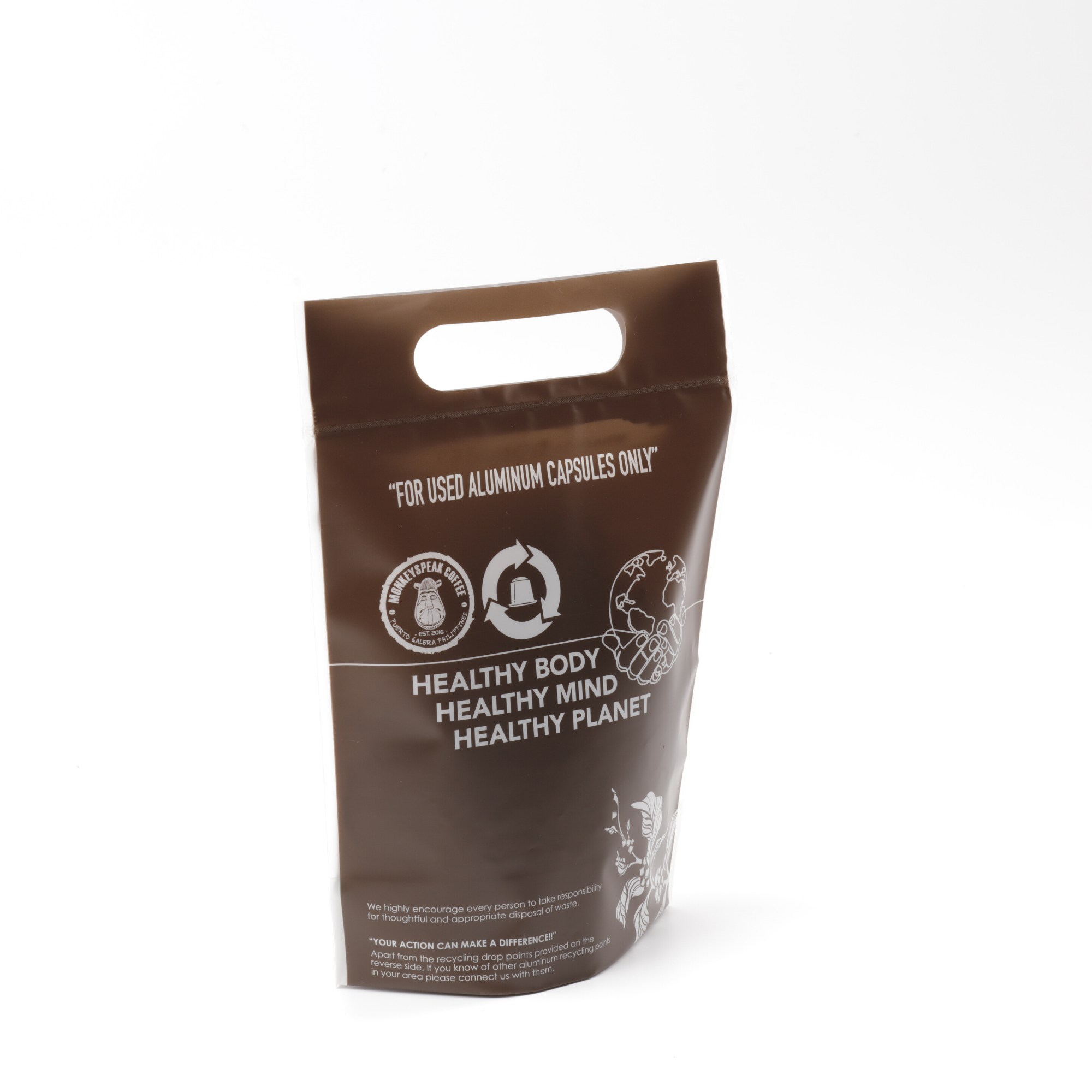 RECYCLING BAG For Aluminum Capsules – Monkeyspeak Coffee