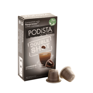 PODiSTA Double-Shot Coffee Nespresso Compatible Capsule<br>Box of 10