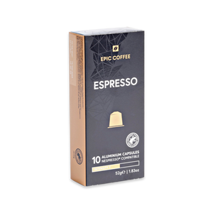 Any 4 Epic Coffee (4 x 10 Nespresso compatible capsules)