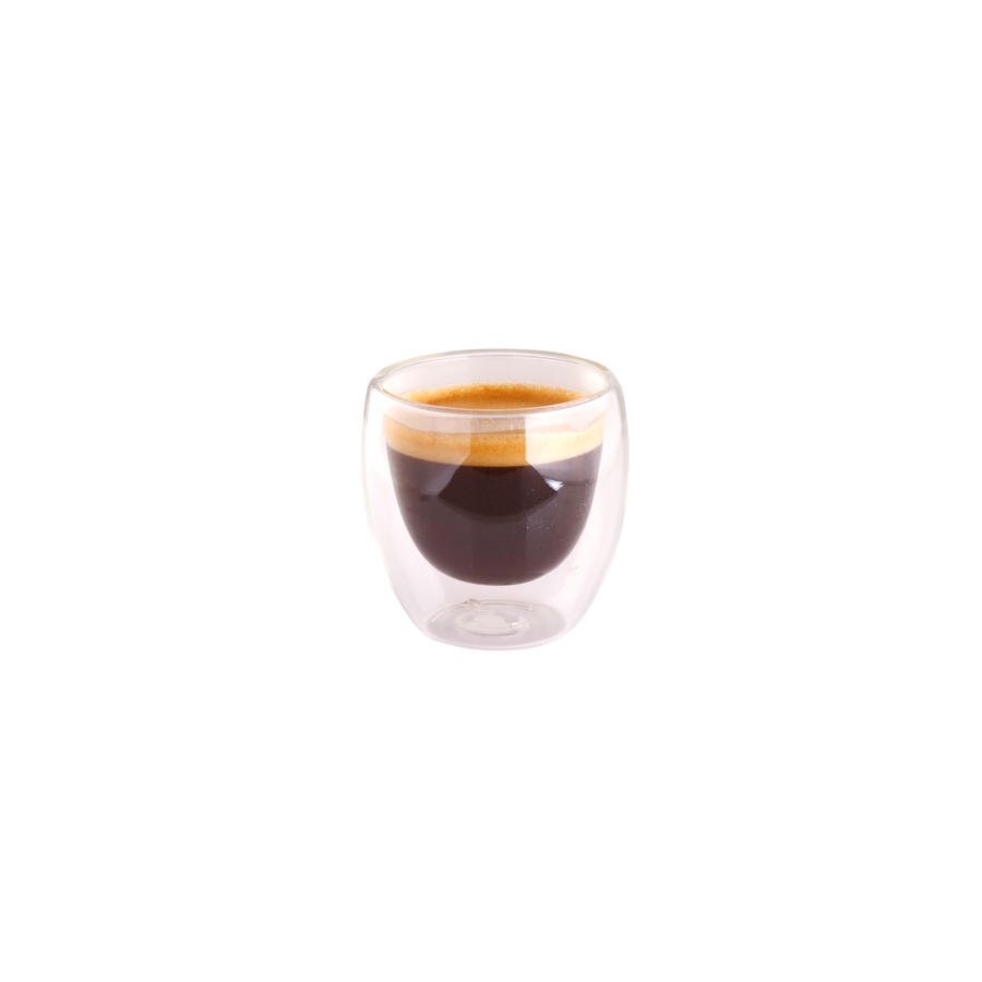KSP Milano Double Wall Espresso Glass - 80 ml, Set of 2