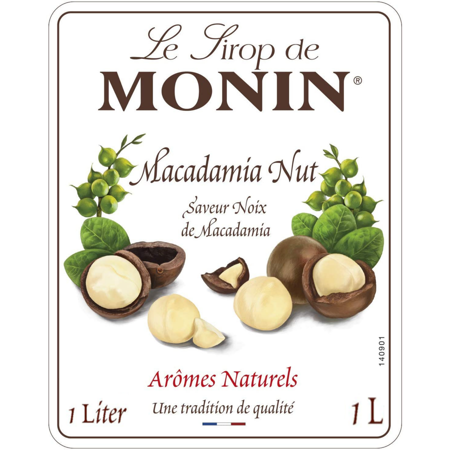 MONIN Macadamia Nut Syrup 1L